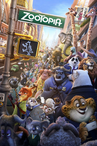 Zootopia Style A Movie Poster 11 x 17 inch