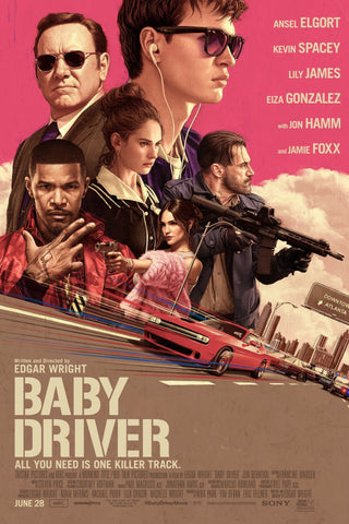Baby Driver Style E Movie Poster 27 x 40 inch