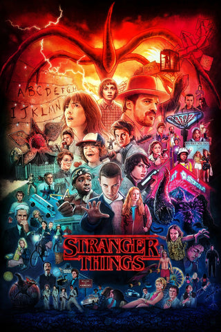 Stranger Things Style: 2 - 11 x 17 inch. TV Show Poster