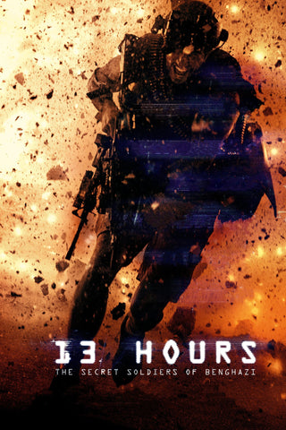 13 Hours: The Secret Soldiers of Benghazi Style C Movie Poster 11 x 17 inch