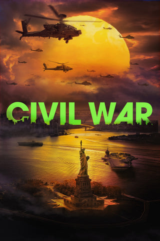 Civil War Style E Movie Poster 11 x 17 inch