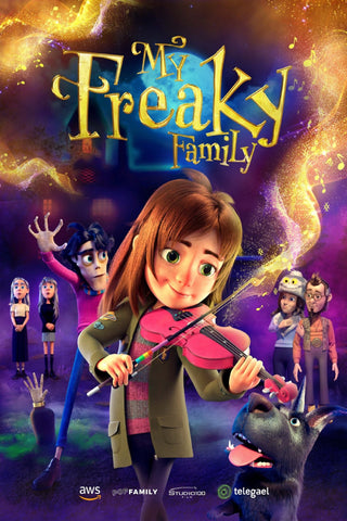 My Freaky Family Style B Movie Poster 11 x 17 inch