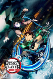 Demon Slayer -Kimetsu no Yaiba- The Movie: Mugen Train Style D Movie Poster 11 x 17 inch