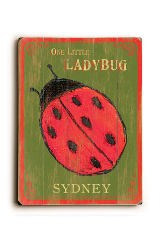 Ladybug - Wood Wall Decor by FLAVIA 12 X 16