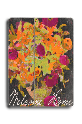 Welcome Home - Wood Wall Decor by Lisa Weedn 12 X 16