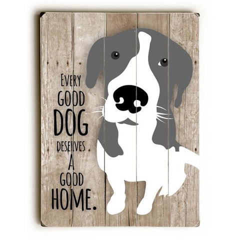 Every Good Dog Wood Wall Decor by Ginger Oliphant