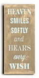 Heaven Smiles -  Wood Wall Decor by FLAVIA 10 X 24