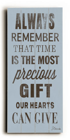 Always Remember -  Wood Wall Decor by FLAVIA 10 X 24