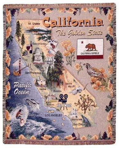 California Tapestry Throw