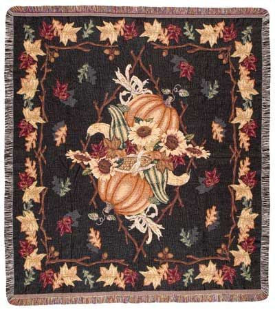 Awesome Autumn Tapestry Throw