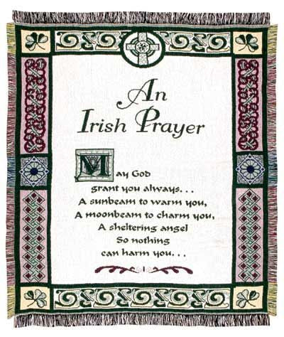 An Irish Prayer 2 1/2 Layer Mid-Size Throw