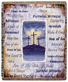 His Holy Name Mid-Size Tapestry Throw
