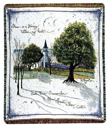 How Great Thou Art Mid-Size Tapestry Throw