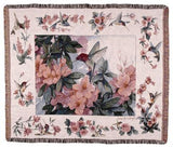 Hummingbird Garden Tapestry Throw