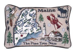 Maine State Pillow