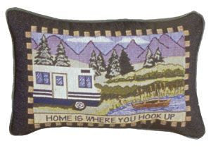 Home Is Where You Hook Up Pillow