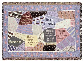 Friends Patchwork Throw (Gift To Remember)