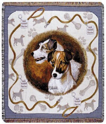 Jack Russell Mid-Size Tapestry Throw