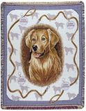 Golden Retriever Mid-Size Tapestry Throw