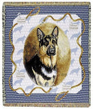 German Shepherd Mid-Size Tapestry Throw