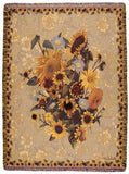 Sunflower Meadow Tapestry Throw
