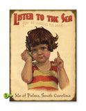 Listen to the Sea Wood 28x38