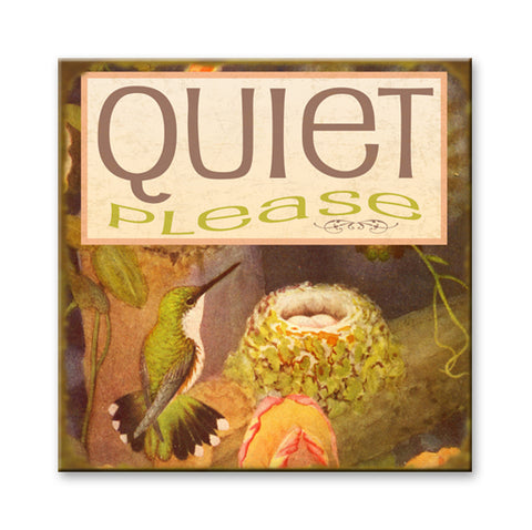 Hummingbird, Quiet Metal 18x18