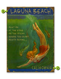 Underwater Girl Metal 23x31