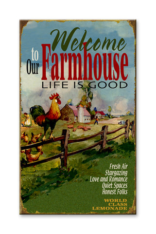 Farmhouse Sign (no personalization) Wood 18x30