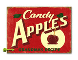Candy Apples Wood 17x23