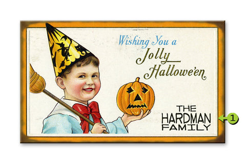 Jolly Halloween Metal 18x30