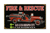Fire & Rescue Metal 23x31