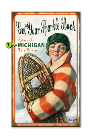 Get Your Sparkle Back Metal 18x30