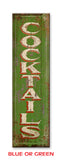 Cocktails Metal 10x36