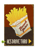 French Fries Metal 28x38