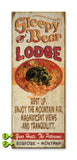 Sleepy Bear Lodge Metal 14x36