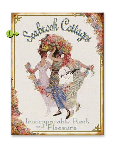 Incomparable Rest and Pleasure Metal 23x31
