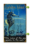 Seahorse Voice of the Sea"" Wood 18x30