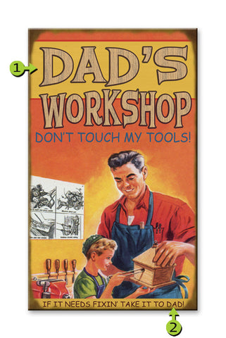 Dad's Workshop Wood 18x30