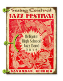 Jazz Festival Wood 18x30
