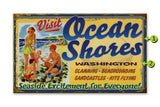 Visit Ocean Shores Wood 18x30