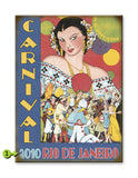 Come Hither" Carnival Lady" Wood 23x31