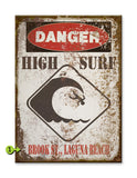 Danger High Surf Metal 23x31