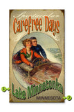 Spectacular Carefree Days Metal 23x39