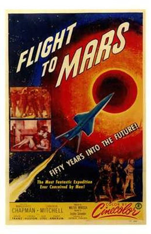 Flight to Mars Movie Poster Print