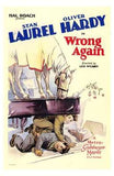 Wrong Again Movie Poster Print