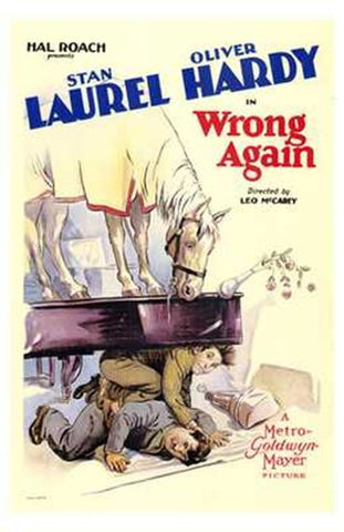 Wrong Again Movie Poster Print