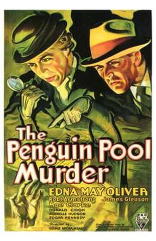 The Penguin Pool Murder Movie Poster Print