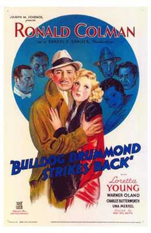 Bulldog Drummond Strikes Back Movie Poster Print