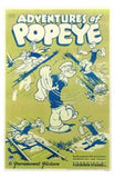 Adventures of Popeye Movie Poster Print